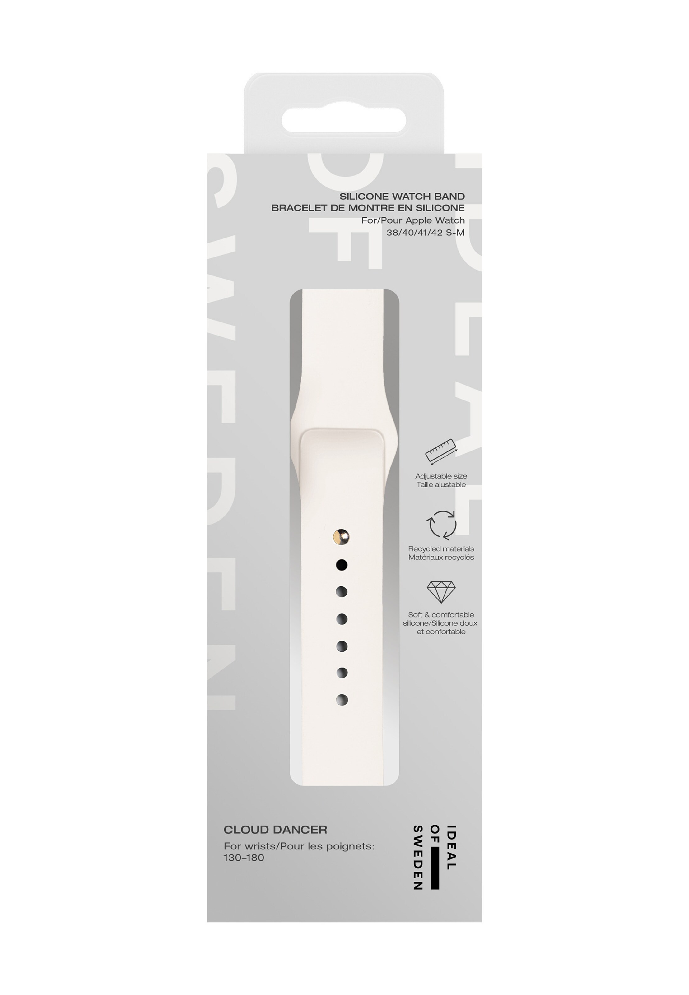 iDeal of Sweden Digitális órák 'Apple Watch 38/40/41/42' - fehér