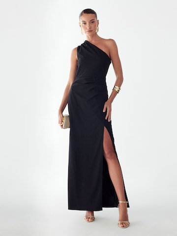 BWLDRVečernja haljina 'ROBIN' - crna boja: prednji dio