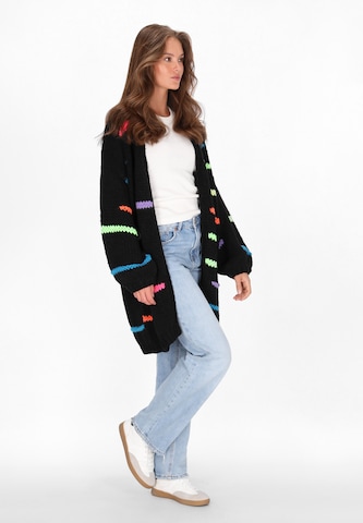 MYMO Knit cardigan in Black