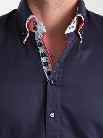 Slim fit Camicia di 7Camicie in blu