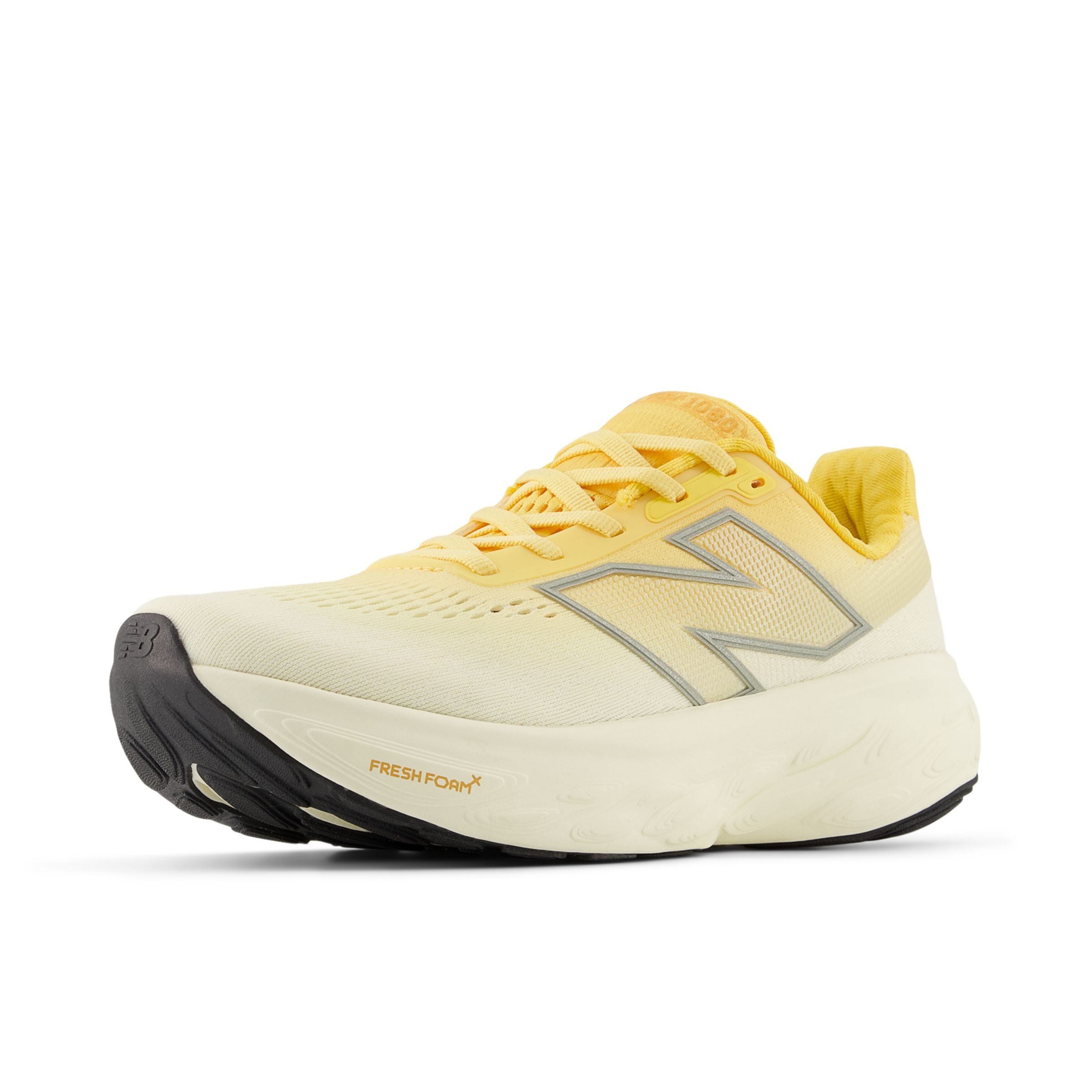 new balance Chaussure de course 'Fresh Foam X 1080 v14' en jaune pastel / jaune clair / gris, Vue avec produit