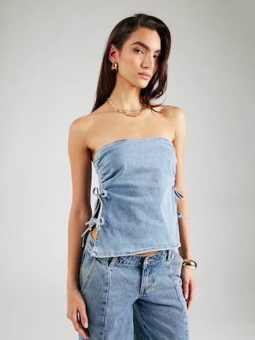 Top di Hoermanseder in blu: frontale
