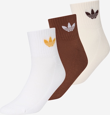 Chaussettes ADIDAS ORIGINALS en beige : devant