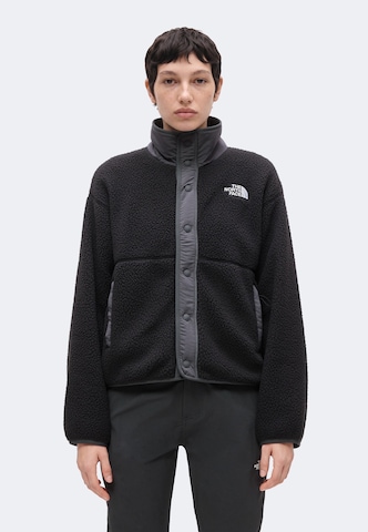THE NORTH FACE Λειτουργική ζακέτα φλις 'Cragmont' σε μαύρο: μπροστά