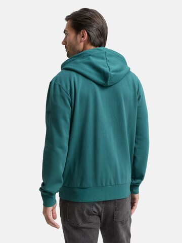 TOM TAILOR Sweat jacket in Green
