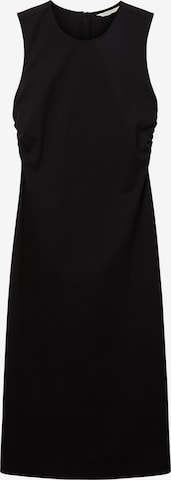 TOM TAILOR فستان بلون أسود: الأمام