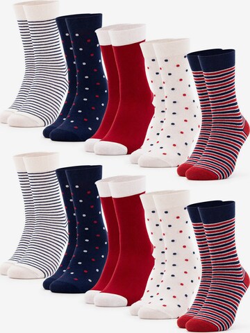 Occulto Socks 'Milka' in Mixed colors: front