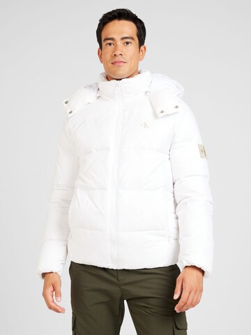 Veste d’hiver 'ESSENTIALS' Calvin Klein Jeans en blanc : devant