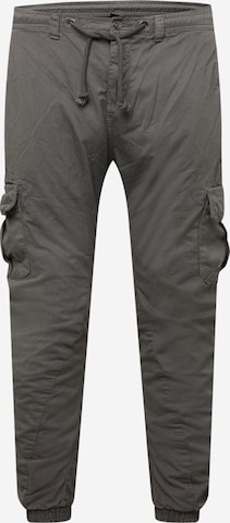 Effilé Pantalon cargo Urban Classics en gris : devant