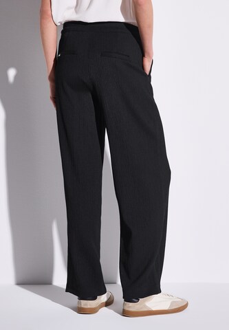 STREET ONE Loosefit Hose in Schwarz