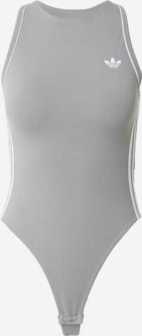 Body sportiv de la ADIDAS PERFORMANCE pe gri: față