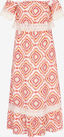 IZIA - Vestido 'Festival' en naranja: frente