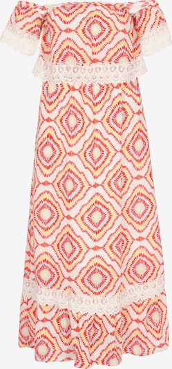 IZIA Kleid 'Festival' in hellblau / zitronengelb / hummer / weiß, Produktansicht