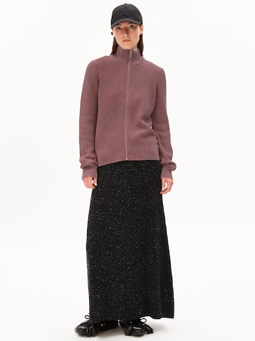 ARMEDANGELS Strickjacke REBECCAA GMT DYE (GOTS) in Lila