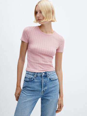 MANGO T-Shirt 'LYRA' in Pink