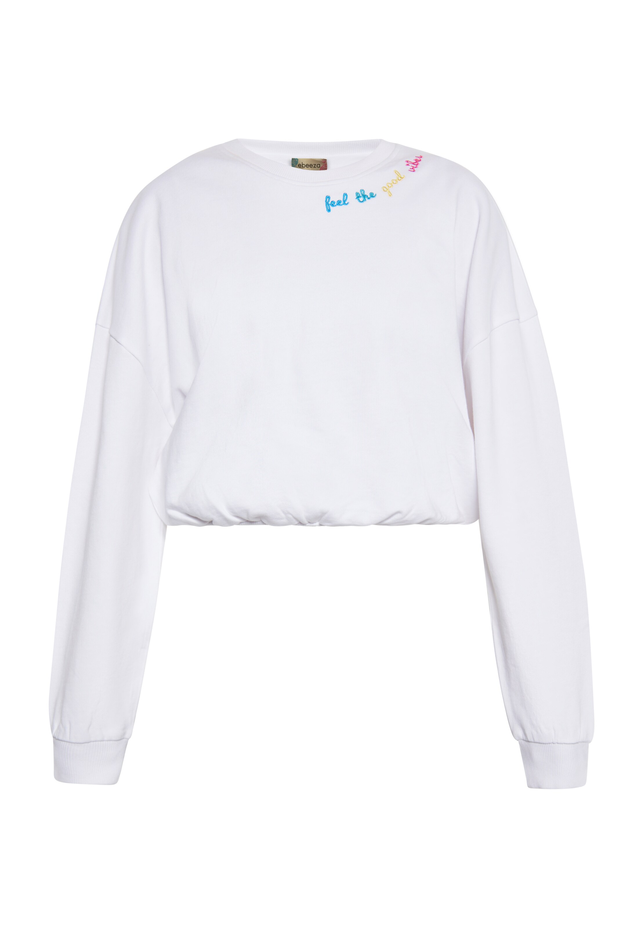 ebeeza - Sweatshirt em branco: frente