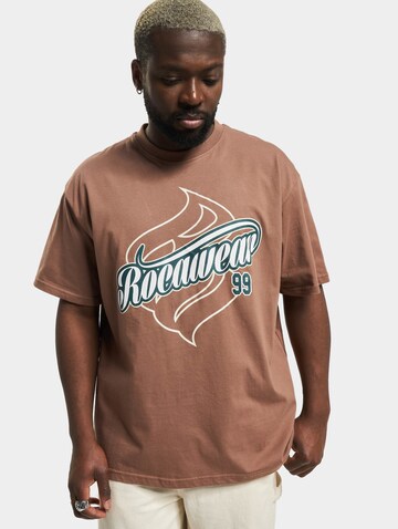 ROCAWEAR Shirt 'Luisville' in Brown: front