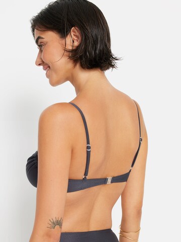 LSCN by LASCANA - Clásico Top de bikini 'Nele' en azul: atrás