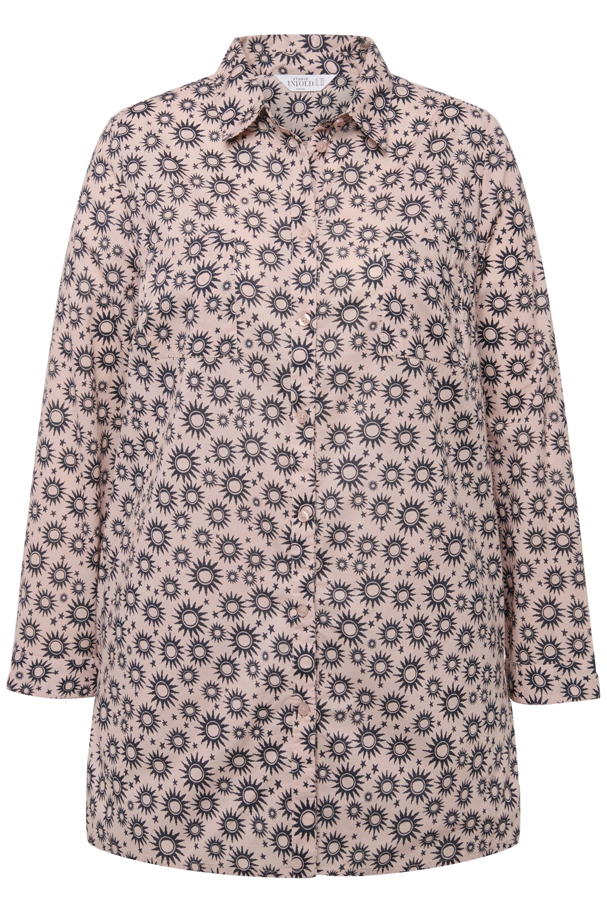 Studio Untold Bluse in Beige: Vorderseite
