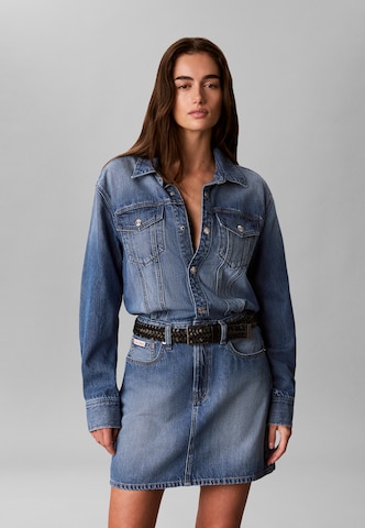 Calvin Klein Jeans Kleid in Blau: Vorderseite
