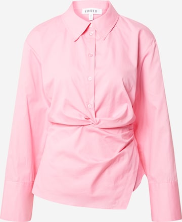 EDITED Blouse 'Anja' in Pink: front