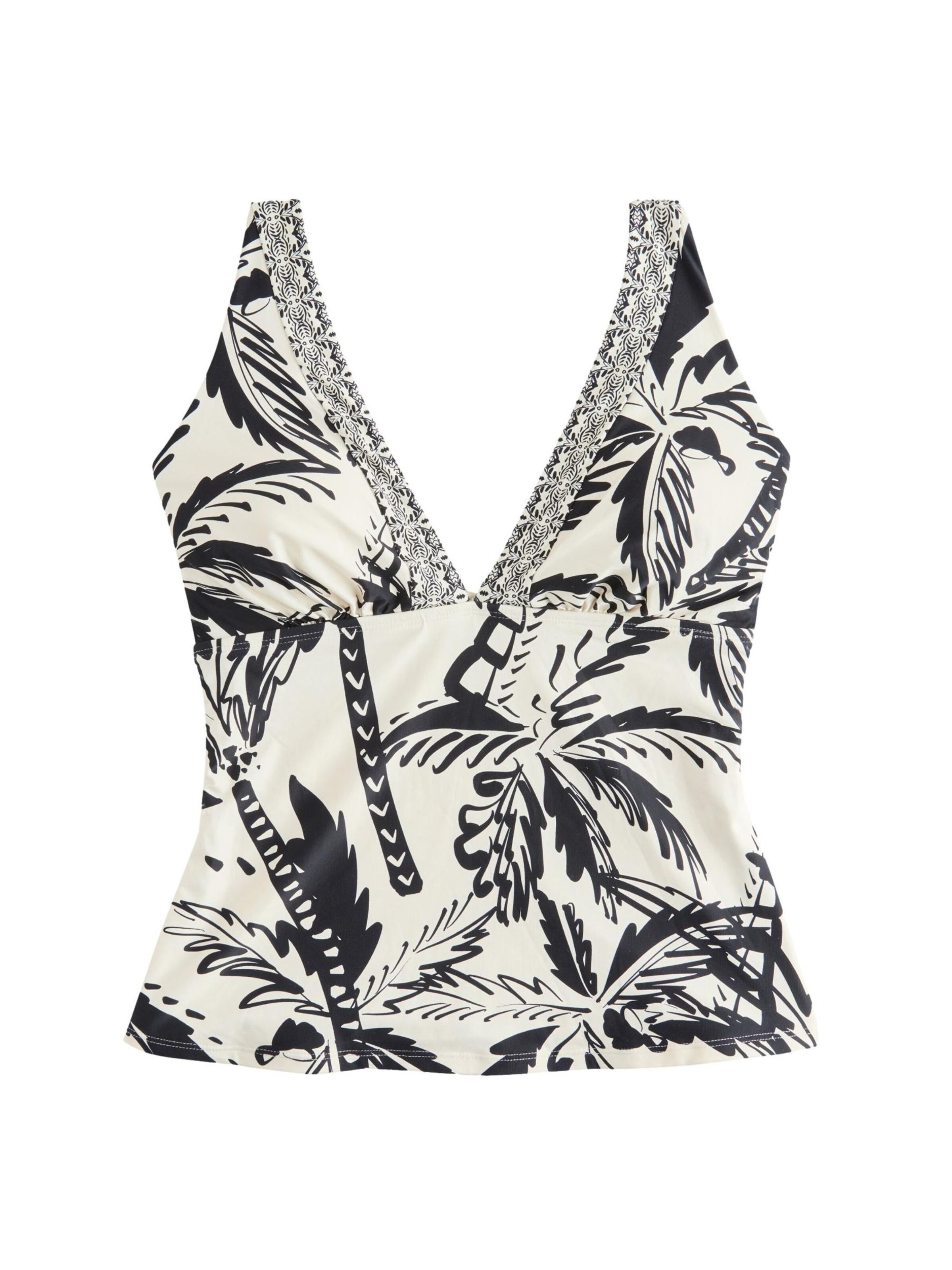 Next Tankinitop in Schwarz: Vorderseite