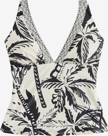 Haut de tankini Next en noir : devant