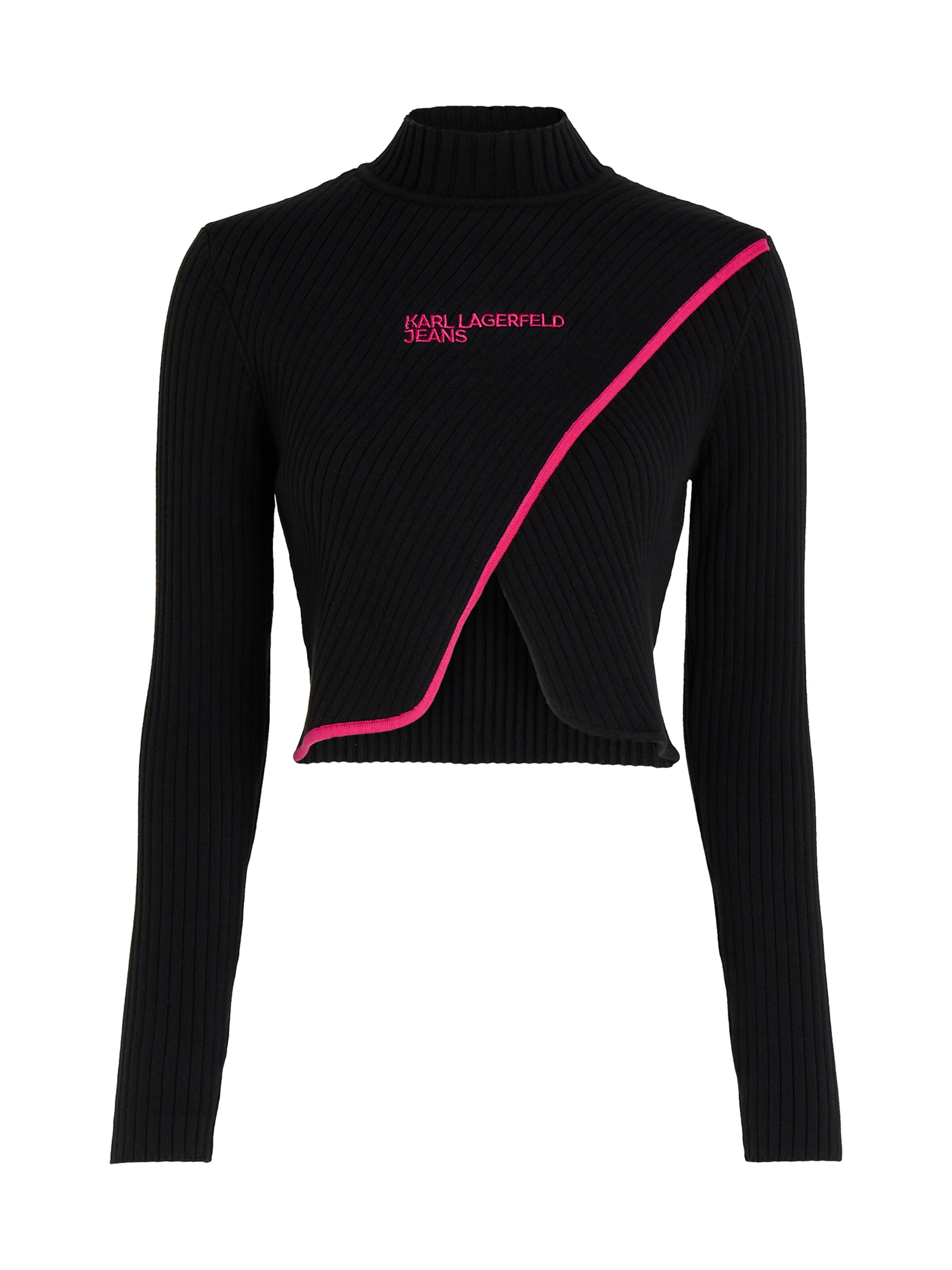 KARL LAGERFELD JEANS Πουλόβερ σε μαύρο: μπροστά