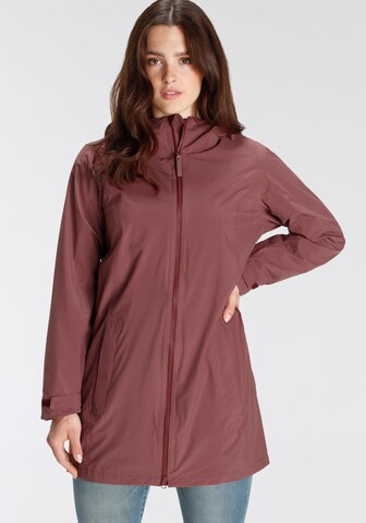 JACK WOLFSKIN Raincoat in Red: front