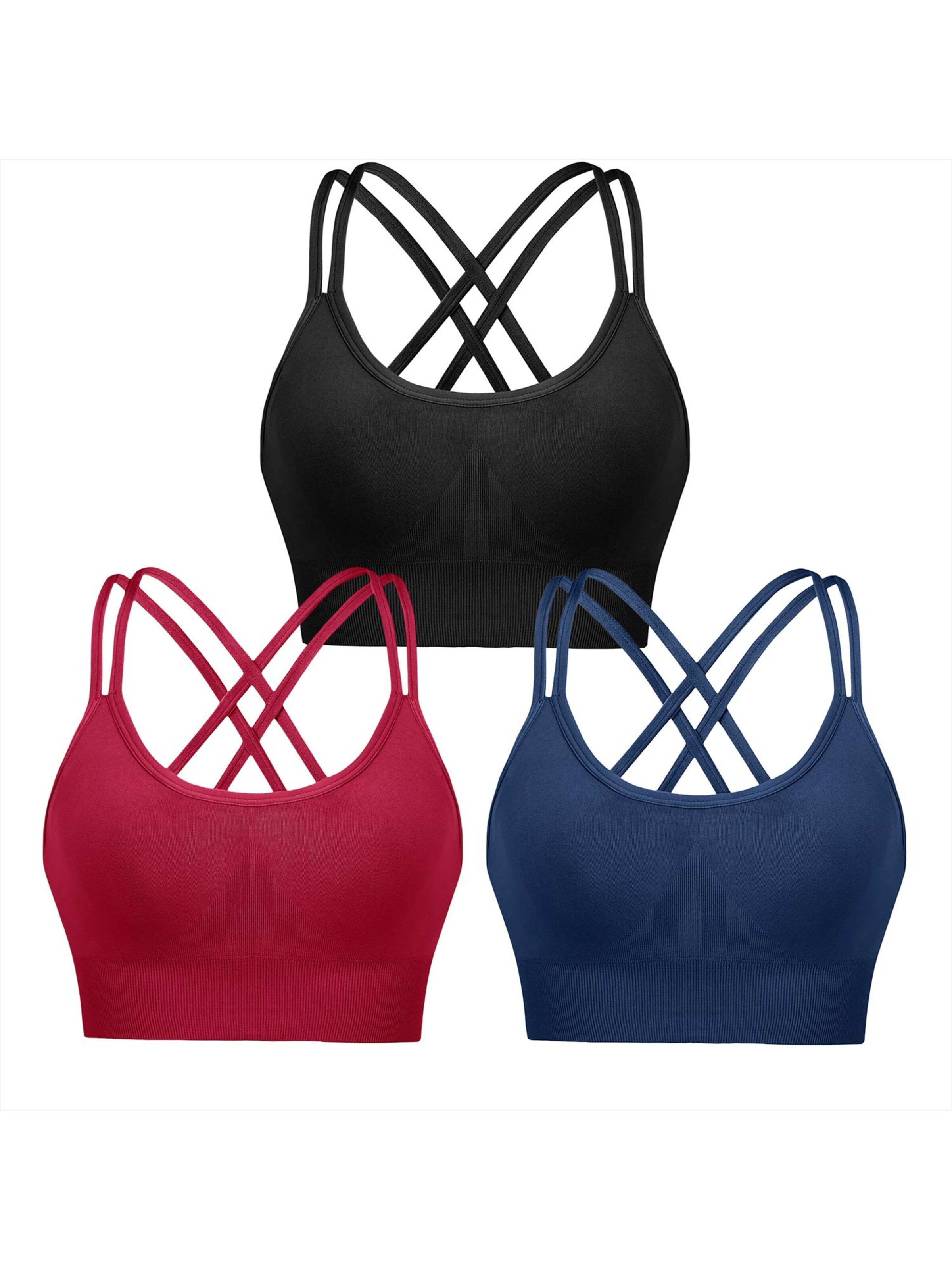 AOTTORI Bustier Sport-BH‌‌‌‌‌ in Blau: Vorderseite
