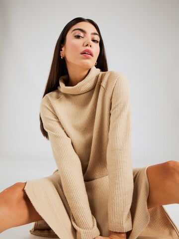 Soyaconcept Knit dress 'TAMIE' in Beige