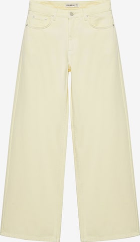 Pull&Bear Baggy Džínsy - Žltá: predná strana