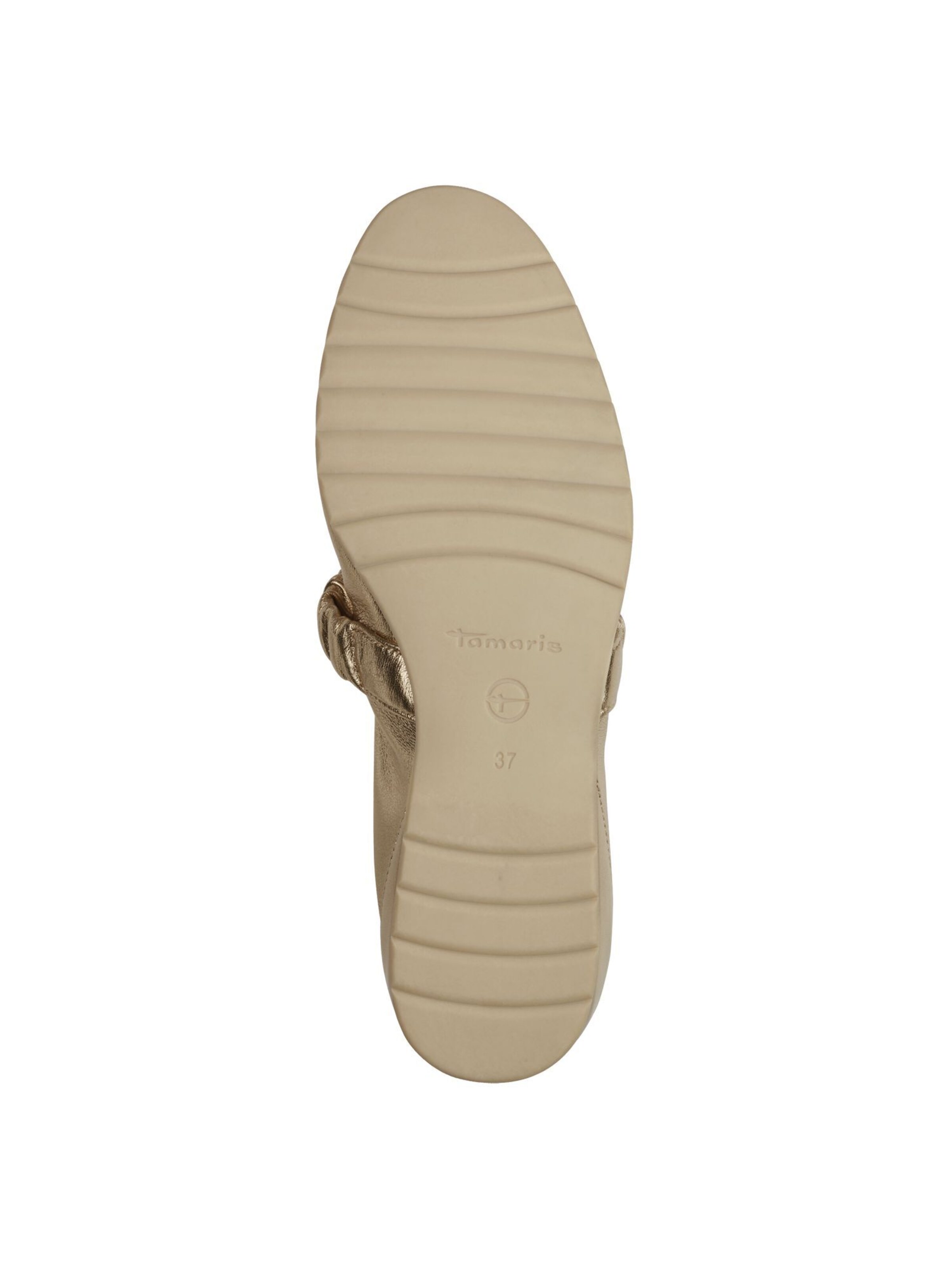 Tamaris Ballerina met riempjes in Brons