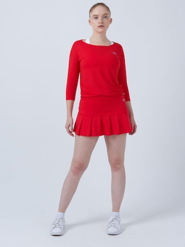 SPORTKIND Functioneel shirt '3/4 Loose Fit' in Rood: voorkant