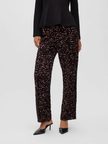Wide leg Pantaloni 'VMBella' di VERO MODA in marrone: frontale