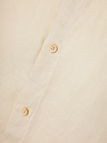 Funky Buddha Regular fit Overhemd in Beige