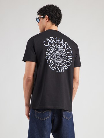 T-Shirt 'Spirals' Carhartt WIP en noir : devant