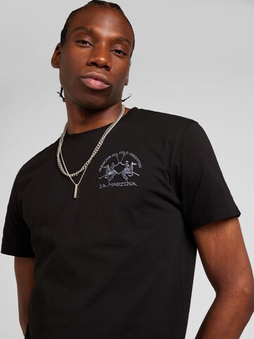 La Martina T-Shirt in Schwarz