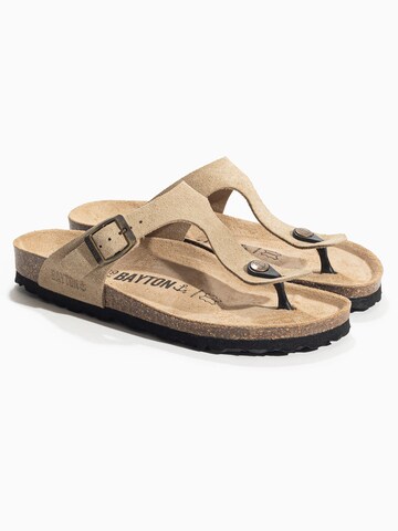 Bayton T-bar sandals 'Melia' in Beige