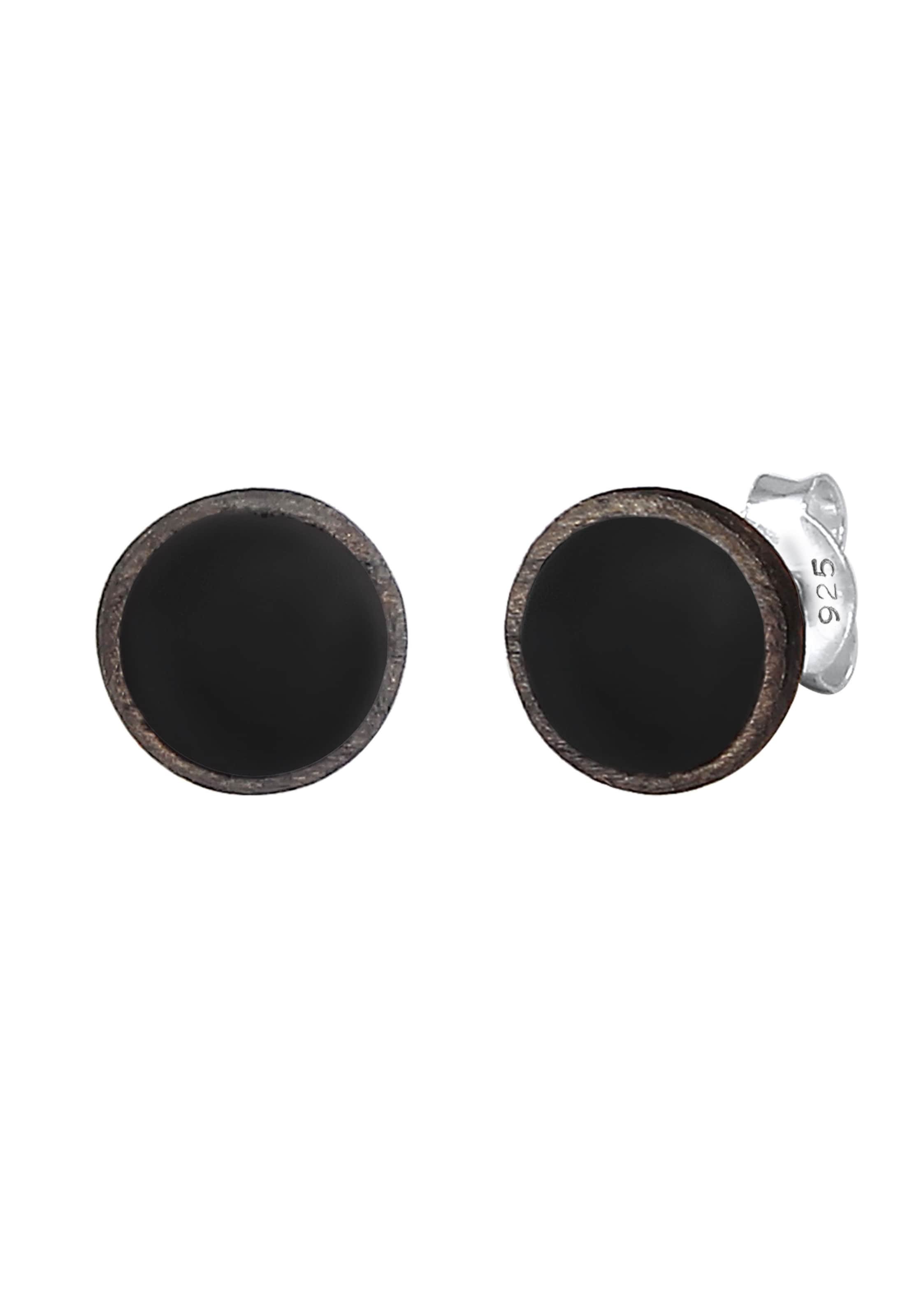 KUZZOI - Brinco 'Geo' em cinzento: frente