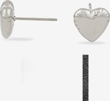 Copenhagen Studios Ohrringe 'Balloon Hearts' in Silber: Vorderseite