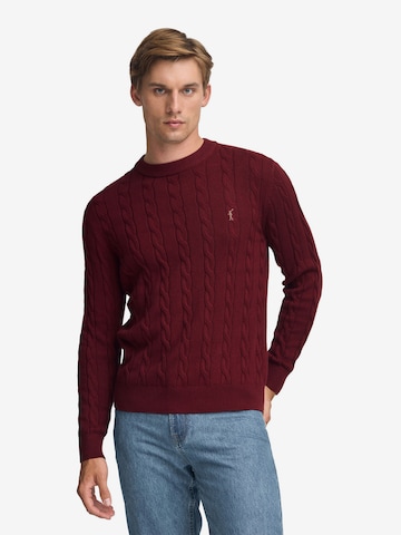 Polo Club Pullover in Rot: Vorderseite