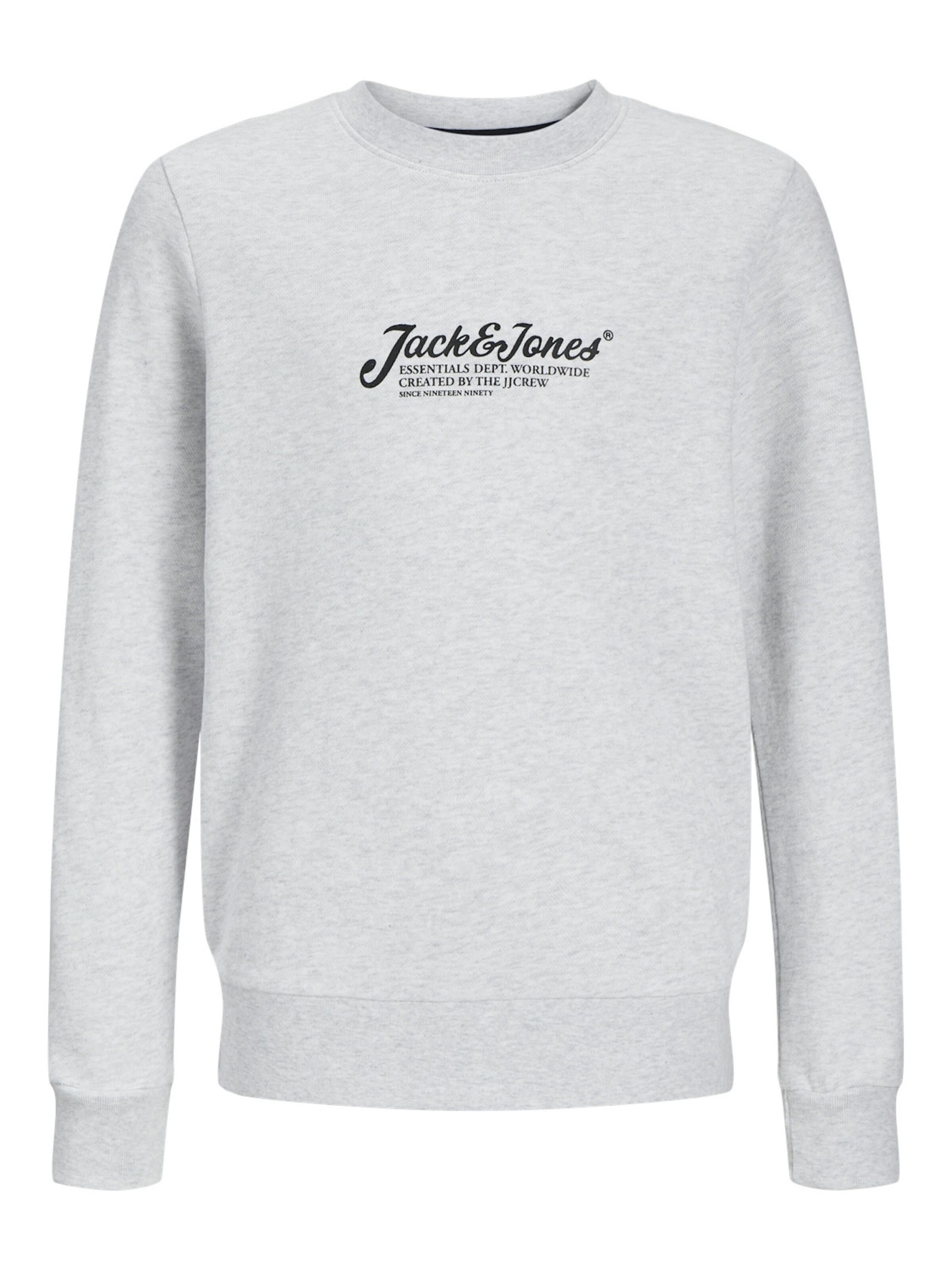 Felpa 'Beau' di Jack & Jones Junior in bianco: frontale
