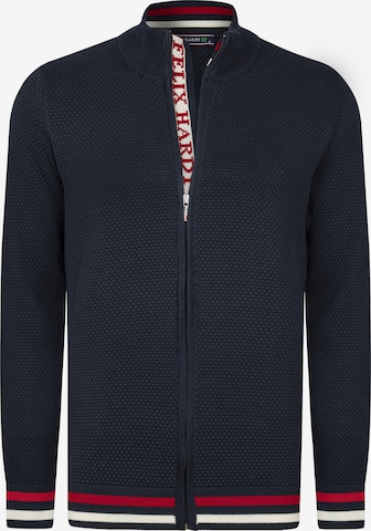 Vestes en maille Felix Hardy en bleu : devant
