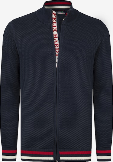 Felix Hardy Kardigan u mornarsko plava / crvena / bijela, Pregled proizvoda