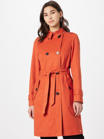 s.Oliver Between-Seasons Coat in Orange: front