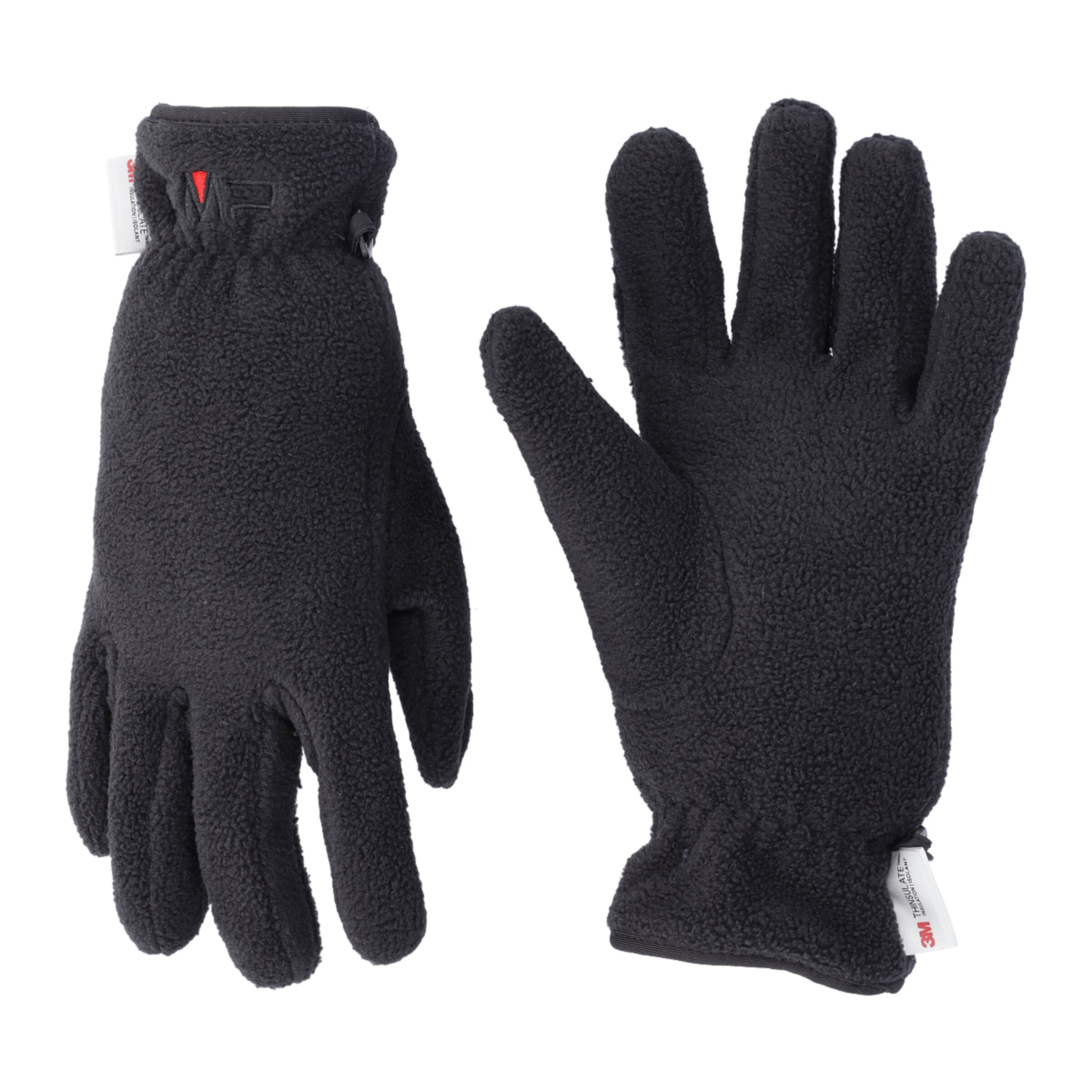 CMP Athletic Gloves in Black: front