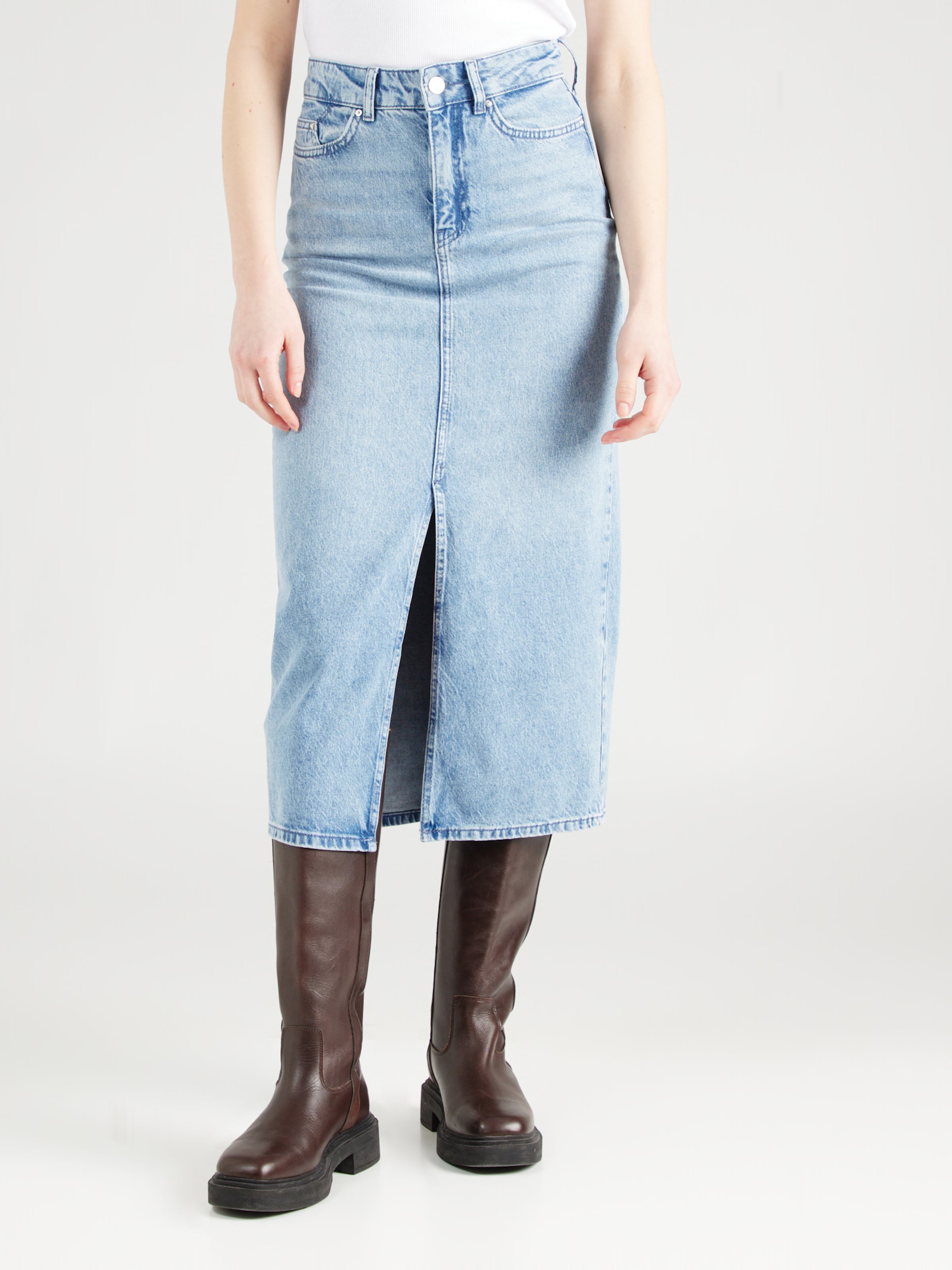 Karl Lagerfeld Skirt in Blue Denim | ABOUT YOU