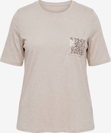 Ulla Popken Shirt in Beige: front