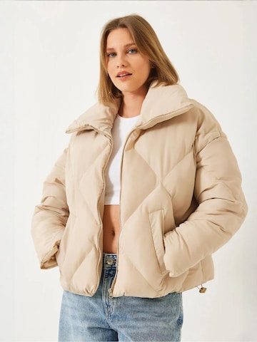 Bianco Lucci Winterjas in Beige